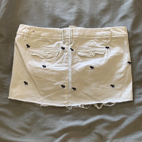 Abercrombie & Fitch jean mini skirt 00 preowned - Picture 7 of 9
